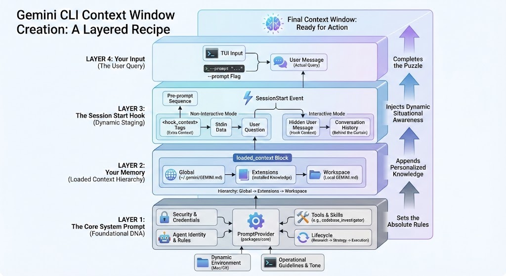 Gemini CLI Context Layers